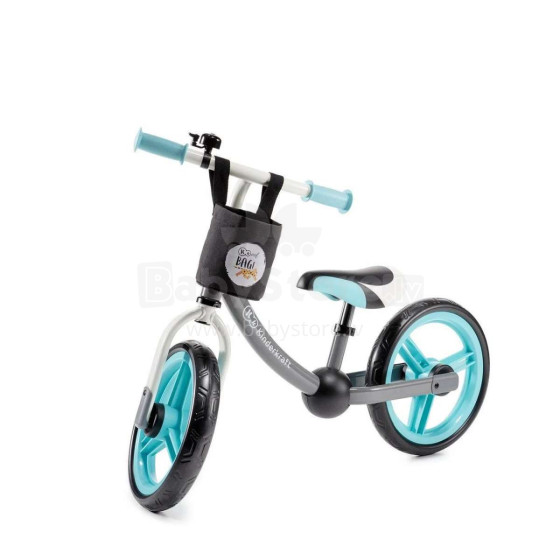 KinderKraft'18 2WAY Next Art.KKR2WNXTRQ00AC Turquise Детский велосипед - бегунок с металлической рамой