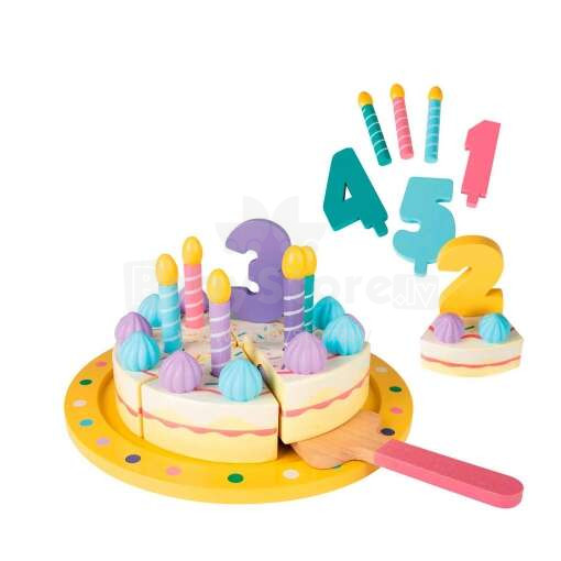 Colorbaby Toys Cake Set Art.46468  Medinis tortų rinkinys