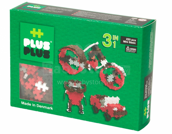 Plus Mini Basic 3 in 1 Art.3710  Конструктор,220шт