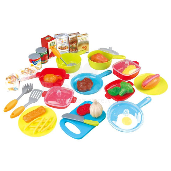 Playgo Cookware Art.3740  Набор посуды с продуктами