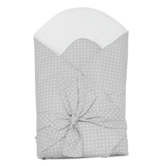 Eko Swaddle Blanket Art.RO-13 DOT  Конвертик для новорождённого с кокосовым матрасиком 75х75 см