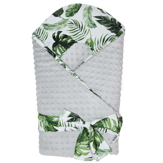 Eko Minky Blanket Art.RO-17  Хлопковый конвертик одеялко для выписки с кокосовым матрасиком (для новорождённого)  75х75 см