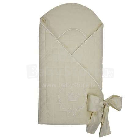 Eko Swaddle Blanket Art.RO-25 Beige Конвертик для новорождённого с кокосовым матрасиком 75х75 см