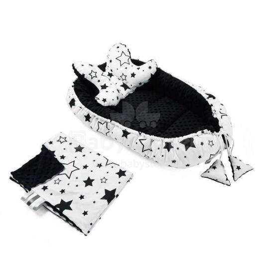 La Bebe ™ Babynest Minky Art.106027 lizdas - kokonelis naujagimiams Babynest