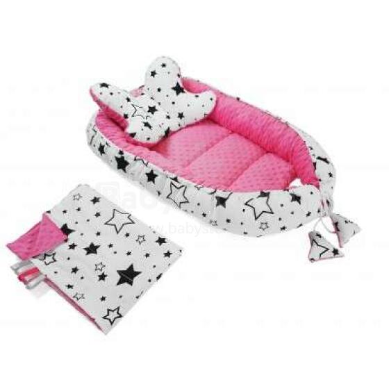 Baby Love Babynest Minky Art.106030 Socket - kokonelis naujagimiams Babynest
