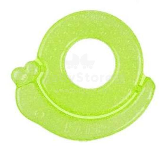 BabyOno Art.1014 dantų žiedas su geliu Green