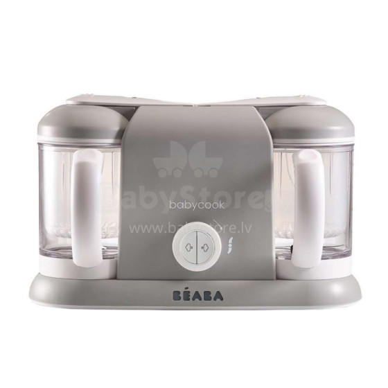 „Beaba Babycook Duo“ 912464 pilkas maišytuvas / garintuvas / smulkintuvas kūdikių maistui 4 viename
