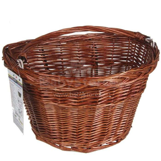 „Bottari Willow Basket Art.88893“ dviračių krepšelis su priedais