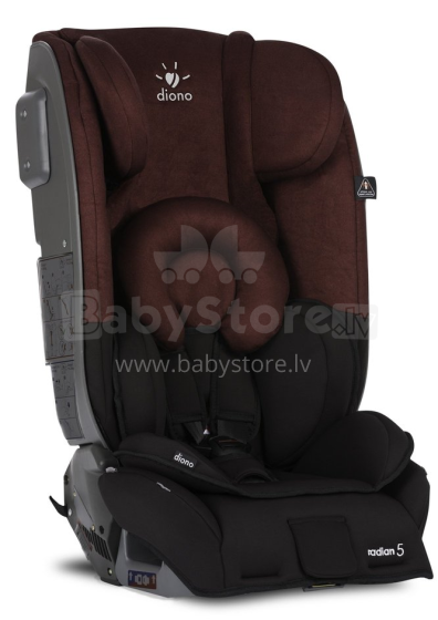 „Diono Radian 5“ 106671 „Black Scarlet“ automobilinė kėdutė vaikams (0-25 kg)