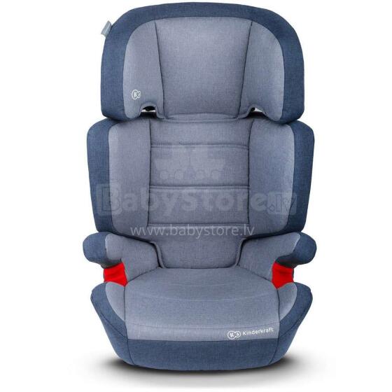 KinderKraft'18 Junior Plus Art.KKFJUPLNAV0000 Navy Vaikų automobilinė kėdutė (15-36 kg)