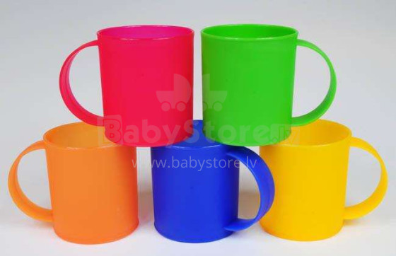 Hega Orange Art.051816 Sorento plastic cup 0.4l