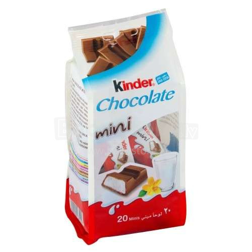Kinder Mini Chocolate Art.100305  Шоколад с молочной начинкой,120гр