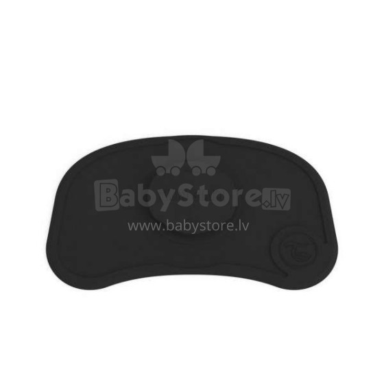„Twistshake Click Mat Mini Art.78341“ juodas neslystantis kilimėlis kūdikiams maitinti