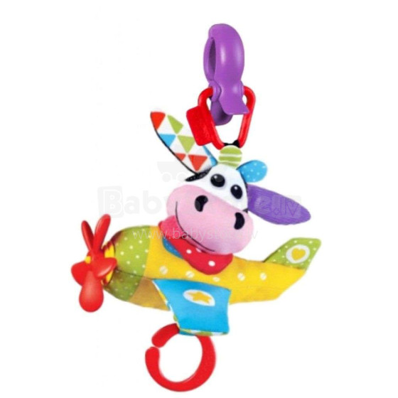 Yookidoo Tap 'N' Play Musical Plane Cow Art.40140 Подвесная музыкальная игрушка Корова