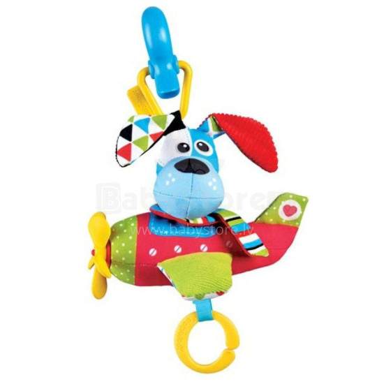 Yookidoo Tap 'N' Play Musical Plane Dog Art.40148 Подвесная музыкальная игрушка Корова