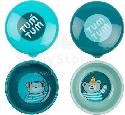 Tum Tum Weaning Pots Art.TT5003 Контейнер  для хранения питания с крышками,2 шт