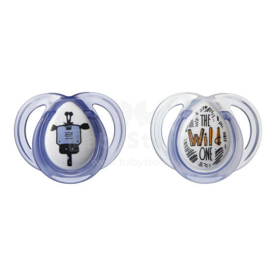 „Tommee Tippee“ art. 43335485 Ortodontinis silikoninis čiulptukas 0-6 mėn. (2 vnt.)