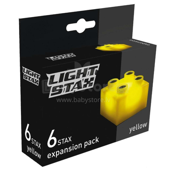 Stax Light  Art.LS-M04002 Yellow Konstruktors ar LED apgaismojumu,6gab