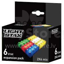 Stax Light  Art.LS-M04040 Mix Konstruktors ar LED apgaismojumu,6gab