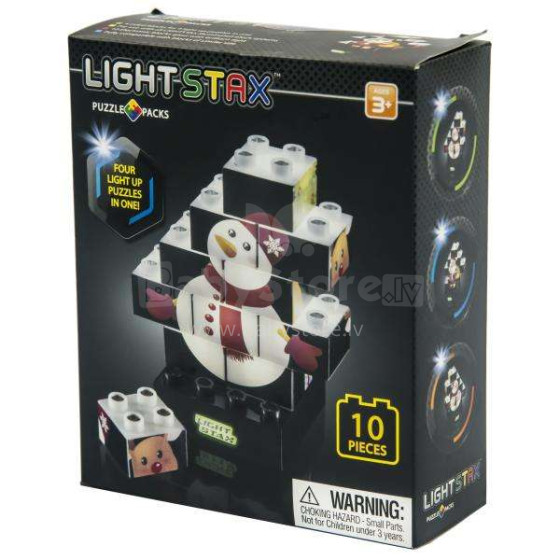 Stax Light  Christmas Art.LS-M03003 Konstruktors ar LED apgaismojumu,12gab
