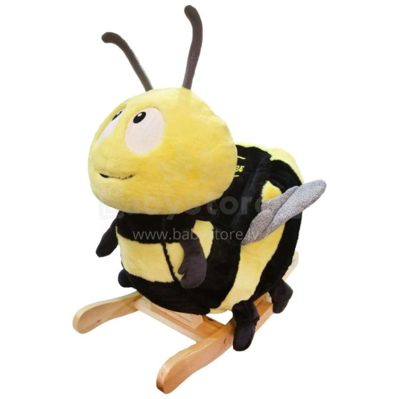 Little Rocker Bee Art.GT67039   Мягкое кресло-качалка с поддержкой спинки