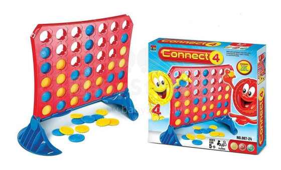 „Connect Game 4“, „Raw Art.TEC0015100“ kompaktiškas stalo žaidimas