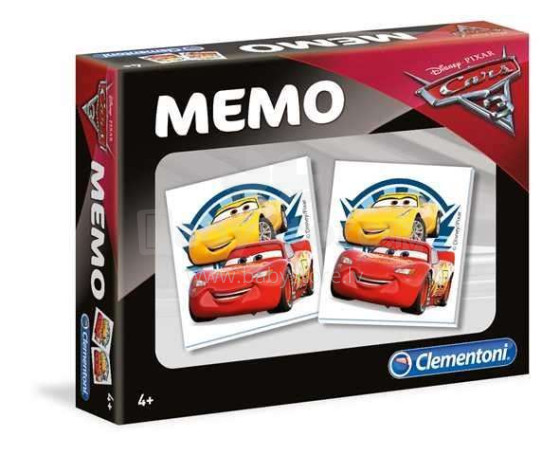 Clementoni Memory Cars Art.13279  Игра Домино (Мемори мини Тачки)
