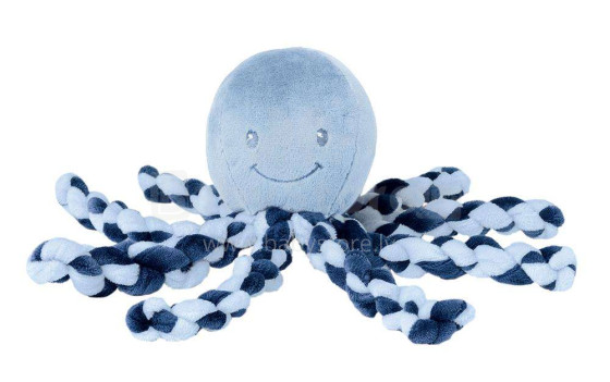 Nattou Lapidou Octopus Art.878722 Navy Blue Мягкая игрушка Осьминожка