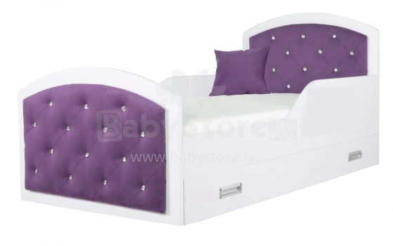 AMI Queen Casablanca 2311 Art.108431  Стильная молодёжная кровать с матрасом 160x80 см
