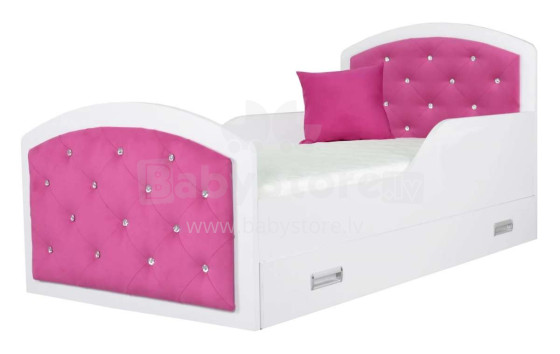 AMI Queen Casablanca 2310 Art.108441 Bērnu stilīga gulta ar  matraci 200x90cm