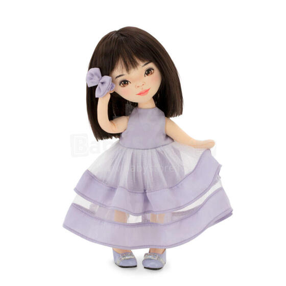 Orange Toys Sweet Sisters Lilu in a Purple Dress Art.SS04 -04 Minkšta žaislinė lėlė LILU violetine suknele (32 cm)