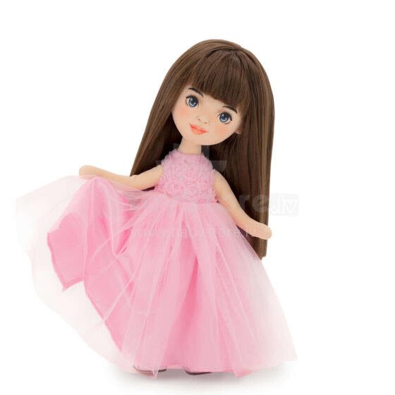 Orange Toys Sweet Sisters Sophie in a Pink Dress with Roses Art.SS03-03 Minkšta žaislinė lėlė SOPHIE rožine suknele su rožėmis (32 cm)