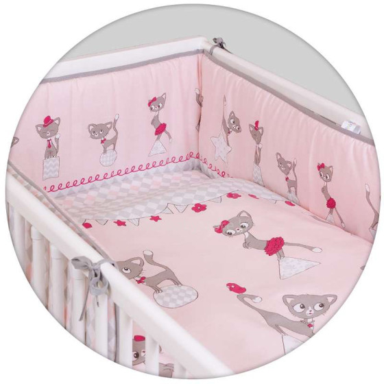 Ceba Baby Art.W-800-069-130  Kokvilnas gultas veļas komplekts no 3 daļām
