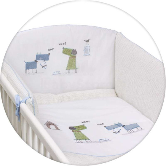 Ceba Baby Art.W-801-073-003 Kokvilnas gultas veļas komplekts no 3 daļām