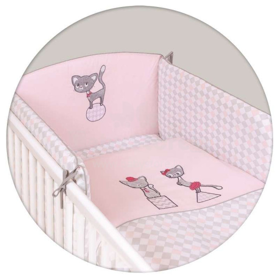 Ceba Baby Art.W-801-069-130 Kokvilnas gultas veļas komplekts no 3 daļām
