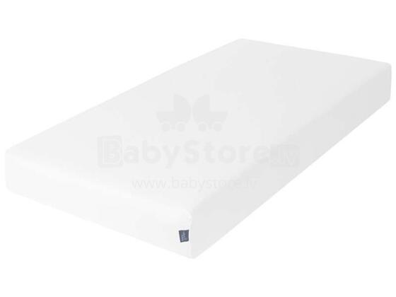 Ceba Baby Art.W-823-076-100 Medvilninis lakštas su guma BALTAS 60x120 cm