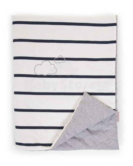 Childhome Jersey antklodė Art. CCBLJMA Minkšta medvilninė antklodė (pledas) 80x100cm