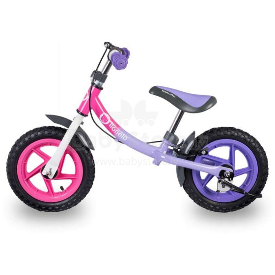 Lionelo Ben Art.109370 Pink  Детский велосипед - бегунок с металлической рамой