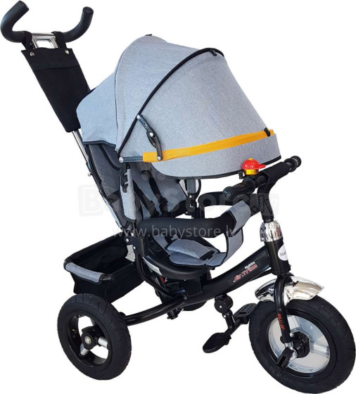 Aga Design Air Grey Art.102804  Art.102804 Детский  трехколесный велосипед  c надувными колёсам
