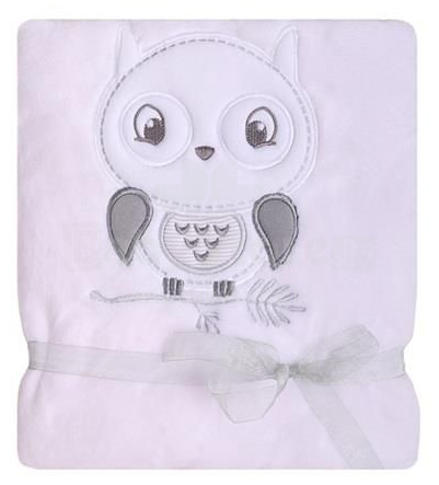 Koala Serduszka art.04-489 baltos spalvos antklodė (antklodė) 80x100 cm