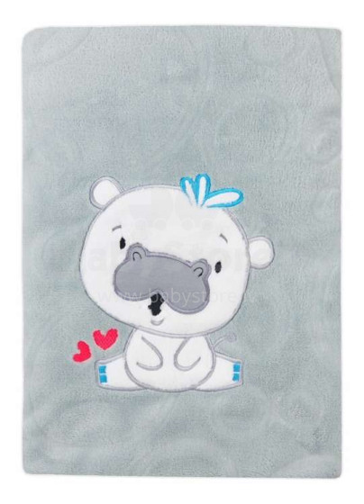 „Koala Banks Art.06-301“ pilkos spalvos antklodė (antklodė) 80x100 cm