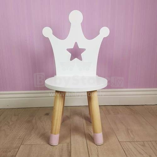 Meow Chair Star Art.110421   Детский деревянный стульчик