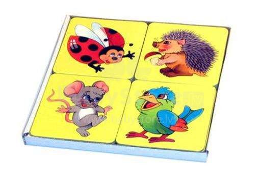 „Robins“ 110625 str. Žaidimai „Mini Memo Animals“