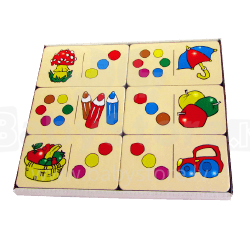 Robins 110629 straipsnis „Domino Colors“ stalo žaidimas