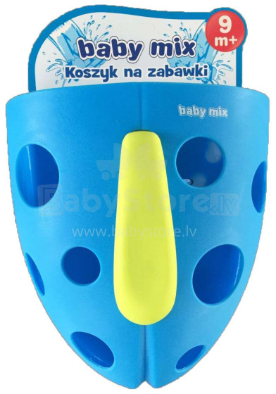 Babymix Art.BH-708 Blue bērnu vannas rotaļlietu spainītis