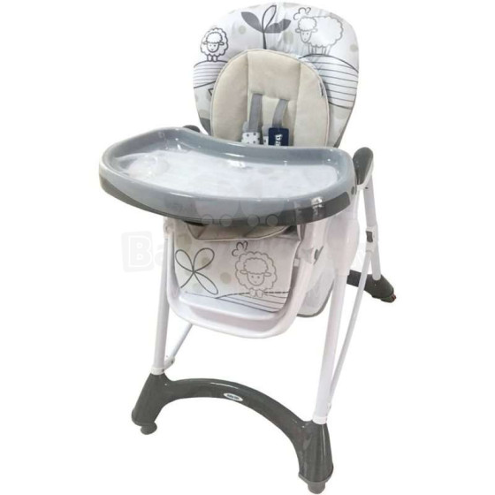 Babymix Art.UR-YQ-198 Dark Grey Bērnu barošanas krēsls