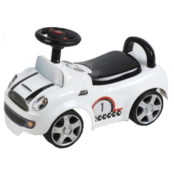 BabyMix Super Racer Art.UR-HZ536 White   Детская машинка - толкалка