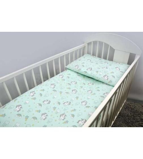 Ankras PONY mint K-2 (135x100) Medvilninis patalynės komplektas iš 2 dalių