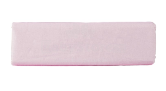 Ankras Cotton Art.PRZ000061 Light Pink   простынь на резиночке 120x60cм