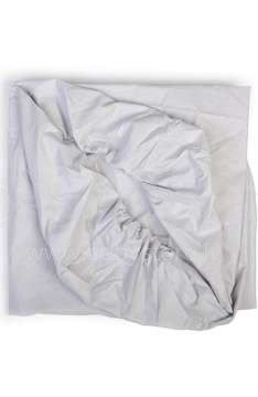 Сатиновая простынка с резинкой серый 120x60cm Art.111241 YappyKids Cotton Lux Grey